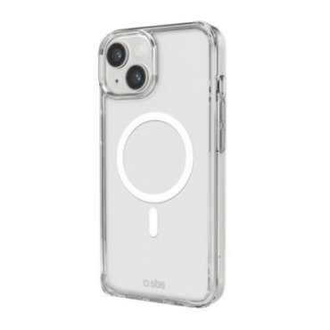 Rigid transparent case compatible with MagSafe charging for iPhone 14/13