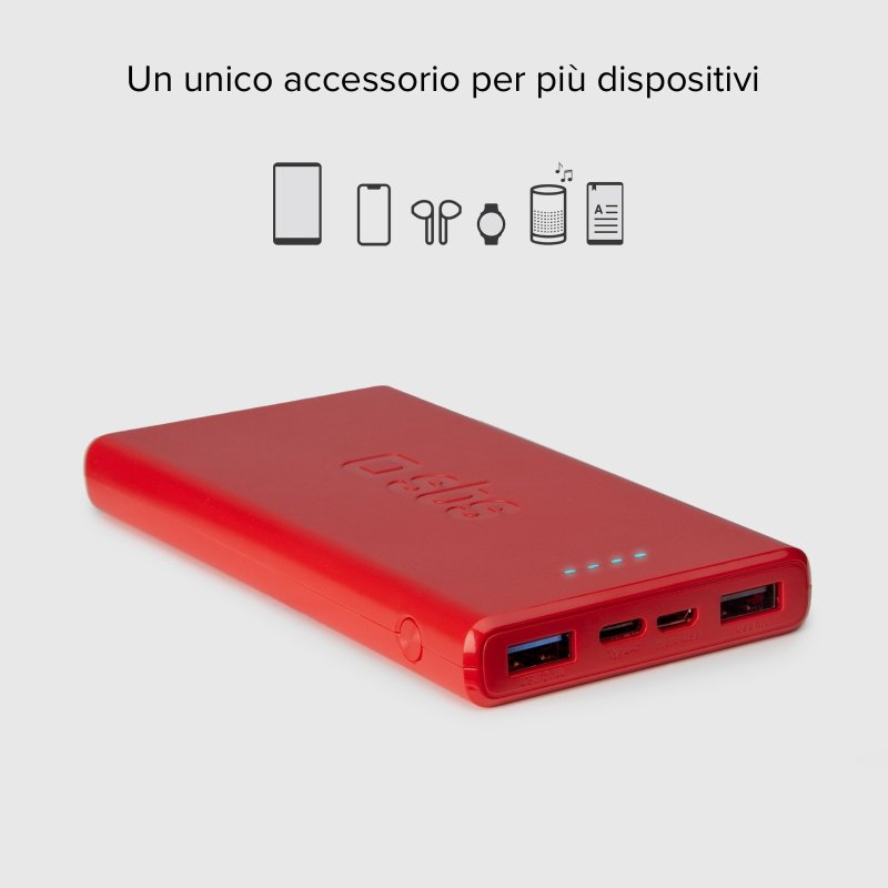 Fast charge powerbank: 10,000 mAh, 2 USBs