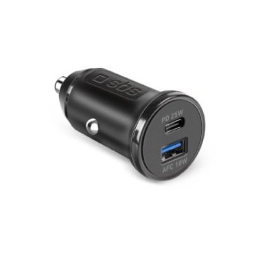Chargeur auto - Recharge ultra rapide25 W avec Power Delivery (PD)